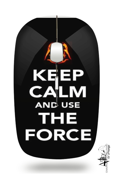 Keep Calm And Use the Force für Kabellose optische Maus mit USB-Empfänger
