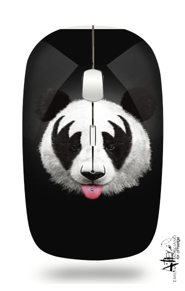 Kiss of a Panda für Kabellose optische Maus mit USB-Empfänger
