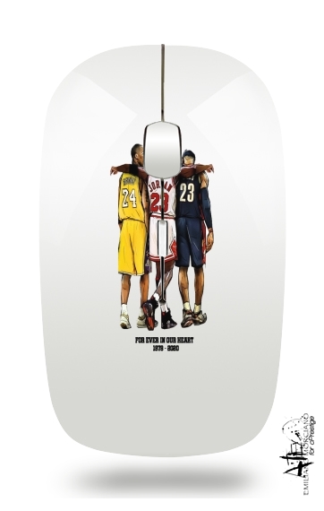 Kobe Bryant Black Mamba Tribute für Kabellose optische Maus mit USB-Empfänger