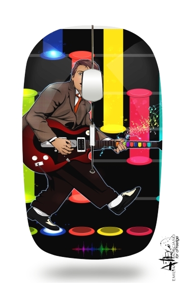 Marty McFly plays Guitar Hero für Kabellose optische Maus mit USB-Empfänger