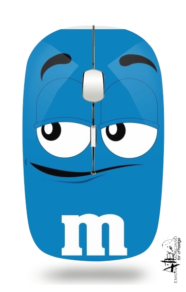 M&M's Blue für Kabellose optische Maus mit USB-Empfänger