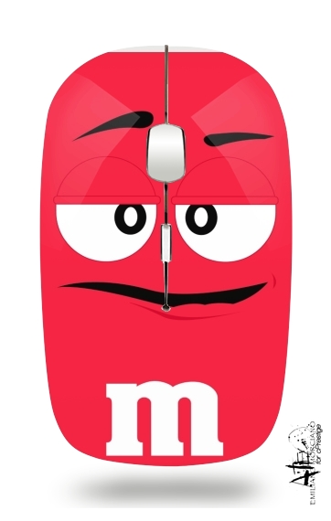 M&M's Red für Kabellose optische Maus mit USB-Empfänger