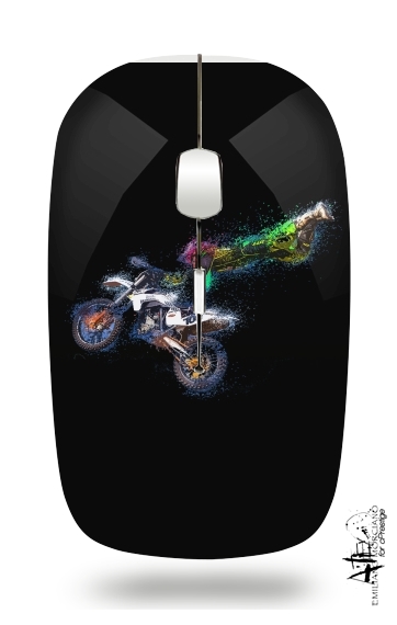 Motorcross Bike Sport für Kabellose optische Maus mit USB-Empfänger