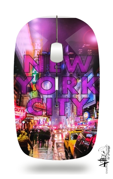 New York City - Broadway Color für Kabellose optische Maus mit USB-Empfänger