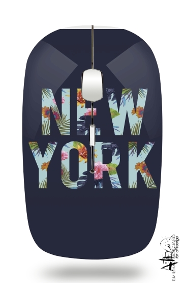 New York Floral für Kabellose optische Maus mit USB-Empfänger