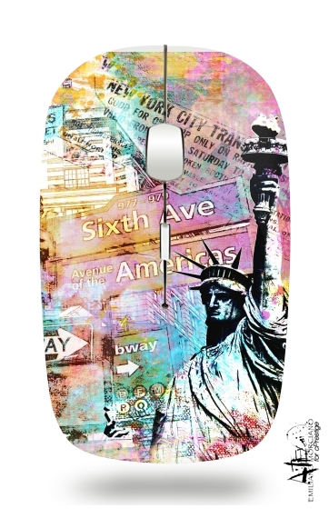 New York Liberty für Kabellose optische Maus mit USB-Empfänger