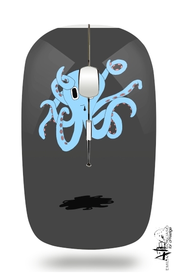 octopus Blue cartoon für Kabellose optische Maus mit USB-Empfänger