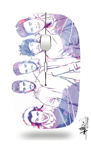 One Direction 1D Music Stars für Kabellose optische Maus mit USB-Empfänger