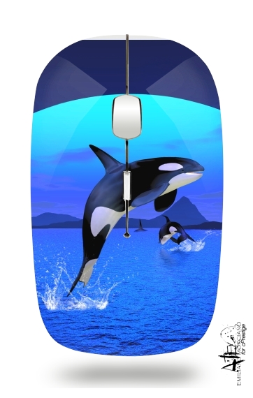 Orca Whale für Kabellose optische Maus mit USB-Empfänger