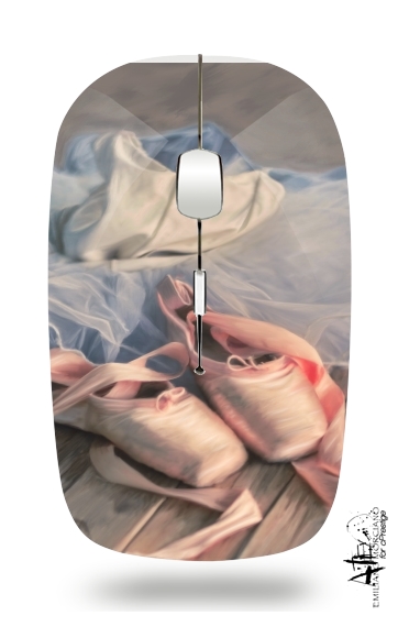 Painting ballet shoes and jersey für Kabellose optische Maus mit USB-Empfänger