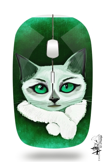 Painting Cat für Kabellose optische Maus mit USB-Empfänger