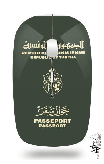 Passeport tunisien für Kabellose optische Maus mit USB-Empfänger