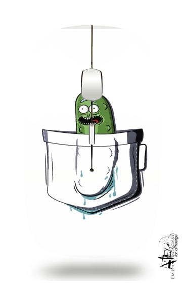 Pickle Rick für Kabellose optische Maus mit USB-Empfänger
