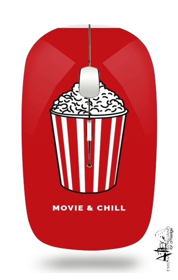 Popcorn movie and chill für Kabellose optische Maus mit USB-Empfänger