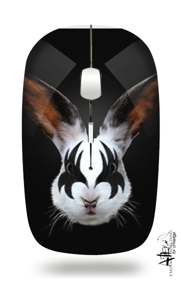 Kiss of a rabbit punk für Kabellose optische Maus mit USB-Empfänger