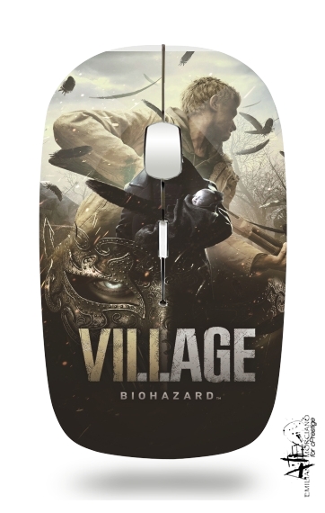 Resident Evil Village Horror für Kabellose optische Maus mit USB-Empfänger