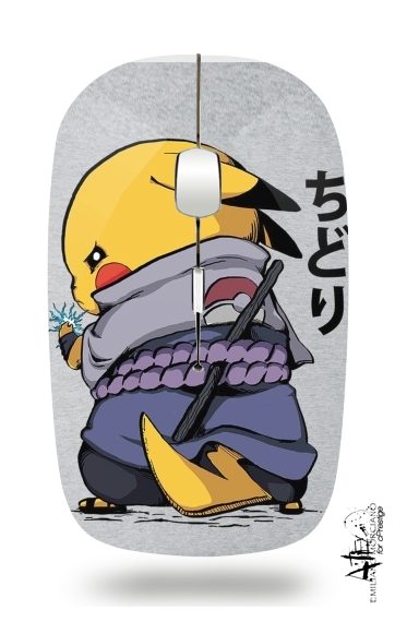 Sasuke x Pikachu für Kabellose optische Maus mit USB-Empfänger
