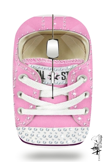 All Star Basket shoes Pink Diamonds für Kabellose optische Maus mit USB-Empfänger