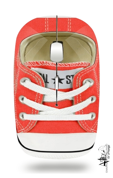 All Star Basket shoes red für Kabellose optische Maus mit USB-Empfänger