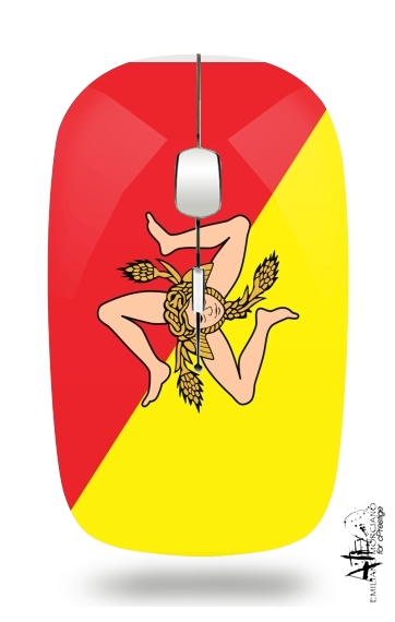 Sicile Flag für Kabellose optische Maus mit USB-Empfänger