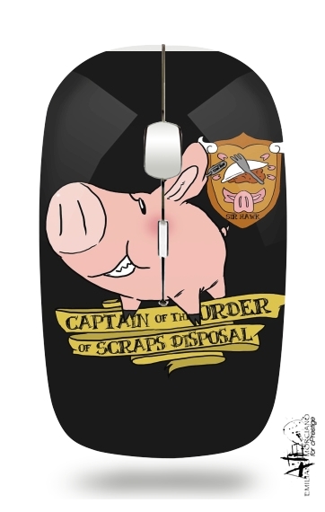 Sir Hawk Wildschwein oder Schwein für Kabellose optische Maus mit USB-Empfänger