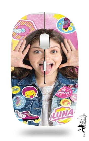 Soy Luna Collage Fan für Kabellose optische Maus mit USB-Empfänger
