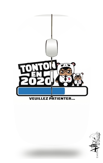 Tonton en 2020 Cadeau Annonce naissance für Kabellose optische Maus mit USB-Empfänger