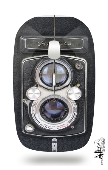 Vintage Camera Yashica-44 für Kabellose optische Maus mit USB-Empfänger