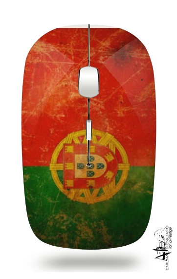 Fahne Vintage Portugal für Kabellose optische Maus mit USB-Empfänger