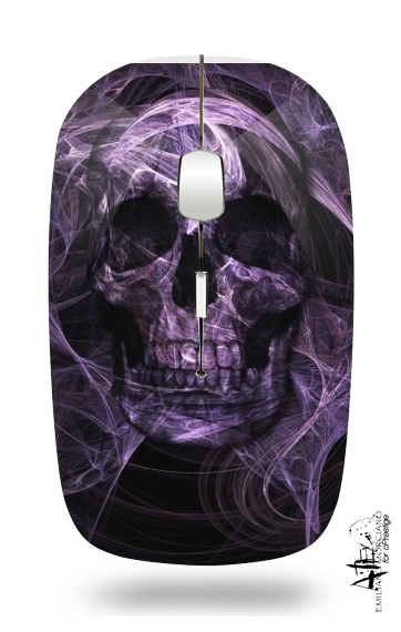 Violet Skull für Kabellose optische Maus mit USB-Empfänger