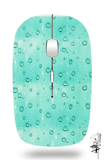 Water Drops Pattern für Kabellose optische Maus mit USB-Empfänger