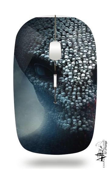 Xcom Alien Skull für Kabellose optische Maus mit USB-Empfänger