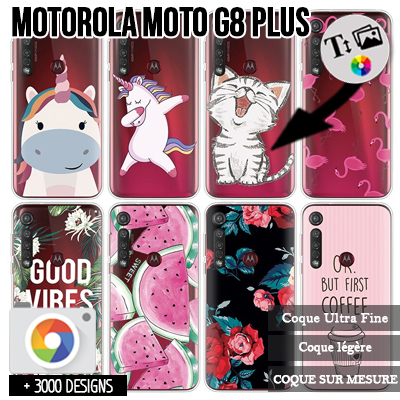 Hülle Motorola Moto G8 Plus mit Bild