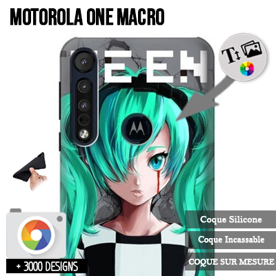 Silikon Motorola One Macro mit Bild