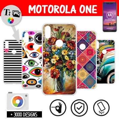 Hülle Motorola One (P30 Play) mit Bild