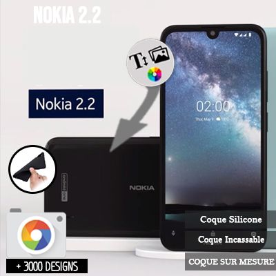 Silikon Nokia 2.2 mit Bild