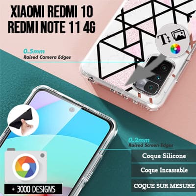 Silikon Xiaomi Redmi 10 / Redmi Note 11S 4G / Redmi Note 11 4G mit Bild
