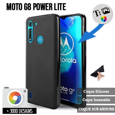 Silikon Moto G8 Power Lite mit Bild