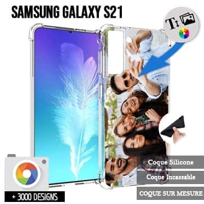 Silikon Samsung Galaxy S21 mit Bild