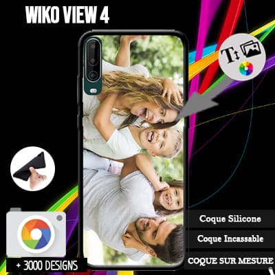 Silikon Wiko View 4 mit Bild