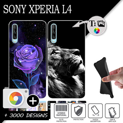 Silikon Sony Xperia L4 mit Bild