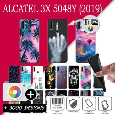 Silikon Alcatel 3x 5048Y mit Bild