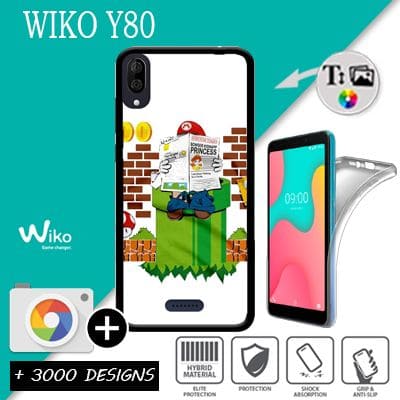 Silikon Wiko Y80 mit Bild