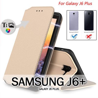 Bookstyle Tasche Samsung Galaxy J6+ mit Bild