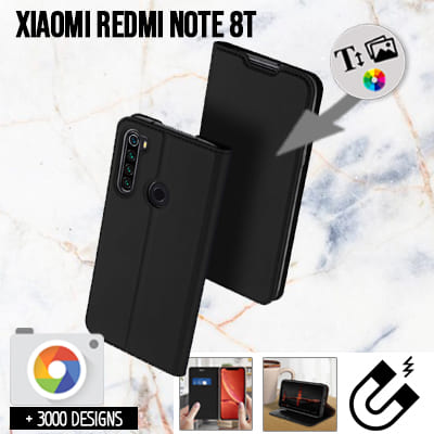Bookstyle Tasche Xiaomi Redmi Note 8T mit Bild
