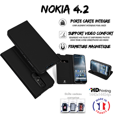 Bookstyle Tasche Nokia 4.2 mit Bild