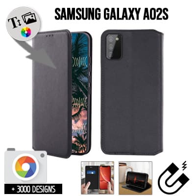 Bookstyle Tasche Samsung Galaxy A02s mit Bild