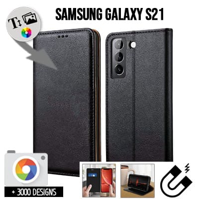 Bookstyle Tasche Samsung Galaxy S21 mit Bild