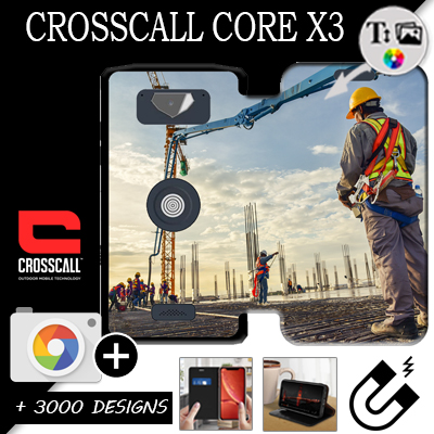 Bookstyle Tasche Crosscall Core-X3 mit Bild