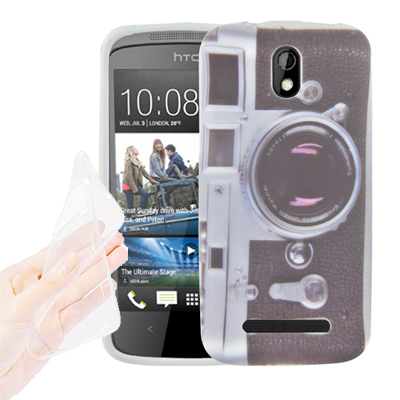 Silikon HTC Desire 500 mit Bild